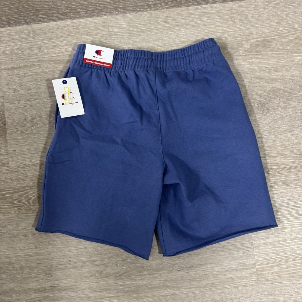 NWT Champion Blue Drawstring Sweat Everyday Short Men's‎ S - Picture 3 of 5